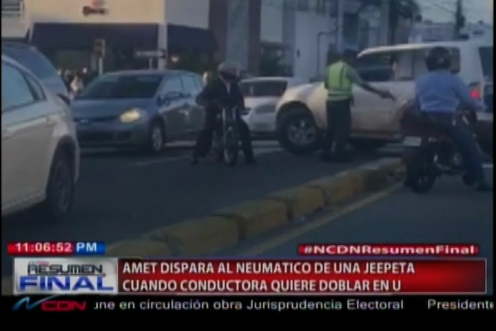 Amet Sanciona Agente Por Disparar A Neumático