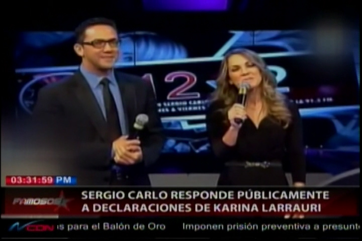 Sergio Carlo Responde A Karina Larrauri