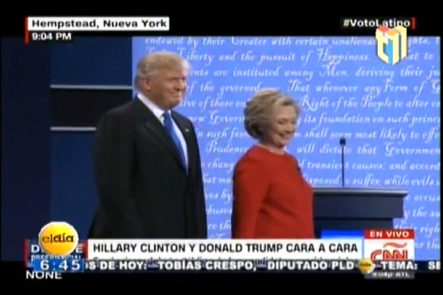 Huchi Lora Comenta Sobre El Rodillo Que Le Pasó Hillary Clinton A Donald Trump Durante El Debate Presidencial