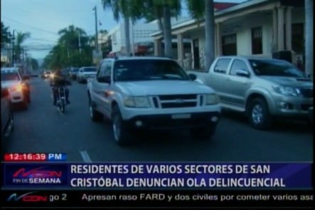 Residentes De San Cristóbal Dicen:  ¨ La Delincuencia Y Las Drogas Los Están Arropando ¨