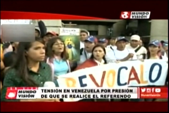 Se Calienta Venezuela, Venezolanos Piden Que Se Realice El Referendo