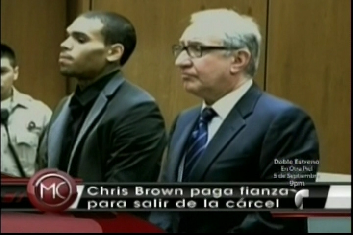 Chris Brown Paga Fianza Para Salir De La Cárcel