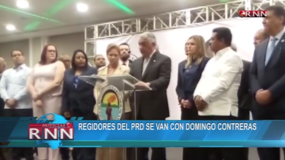 El PRD Se Va Con Domingo Contreras