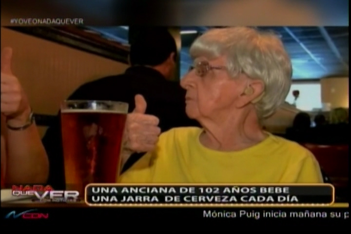 Anciana De 102 Años Se Bebe Una Jarra De Cerveza Diaria Y Dice Que Es Beneficioso