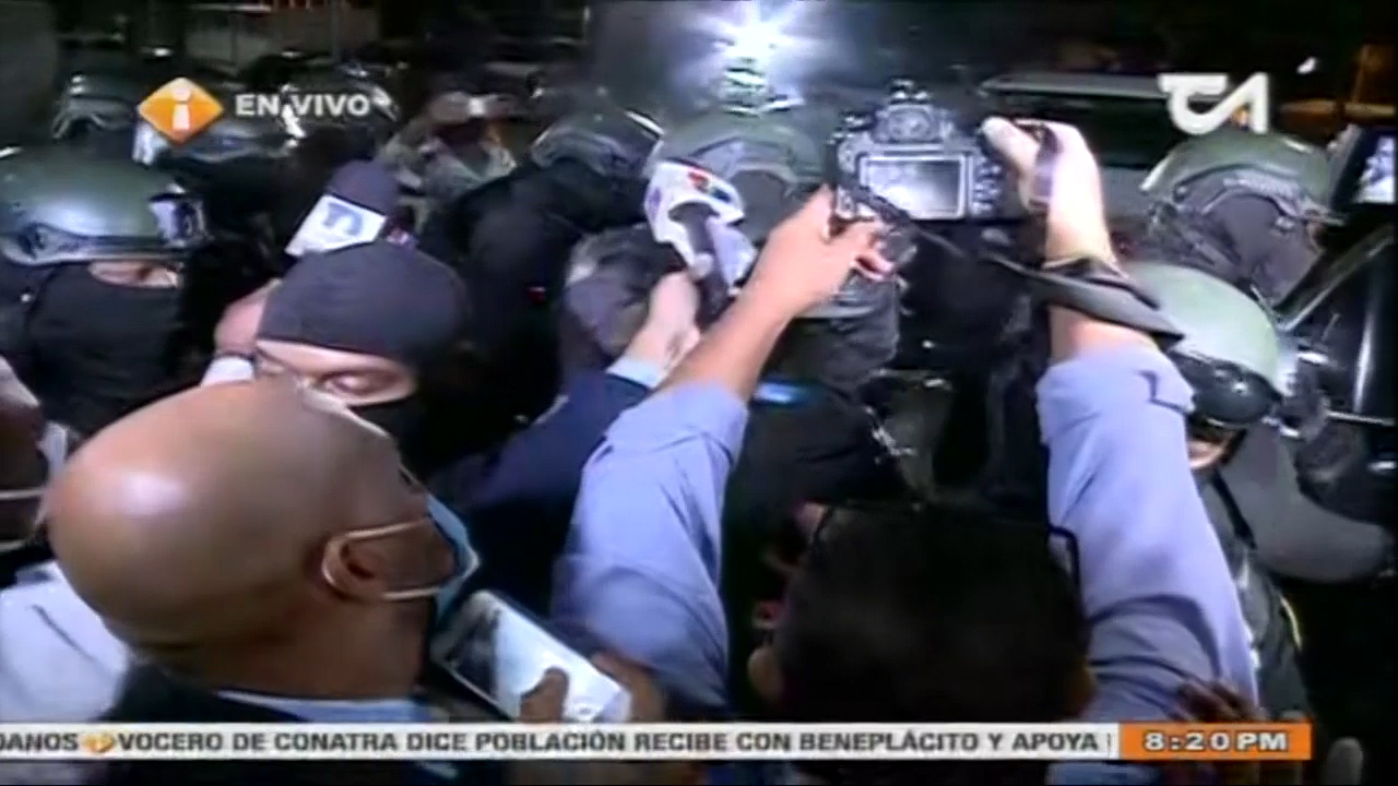 Momento En Que Trasladan A Argenis Contreras A La Fiscalía Del Distrito Nacional