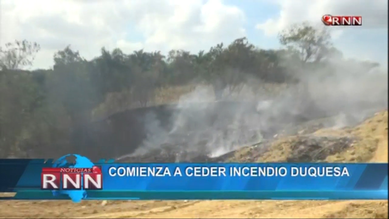Comienza A Ceder Incendio Duquesa