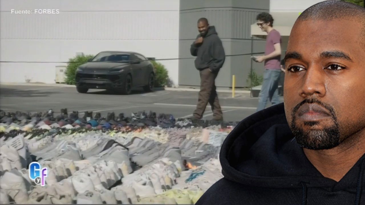 Kanye West Saca Su Colección De Tenis De La Mansión De Kim Kardashian