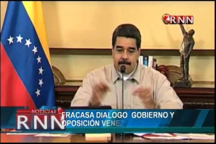 Fracasa Diálogo Gobierno Y Oposición Venezolano