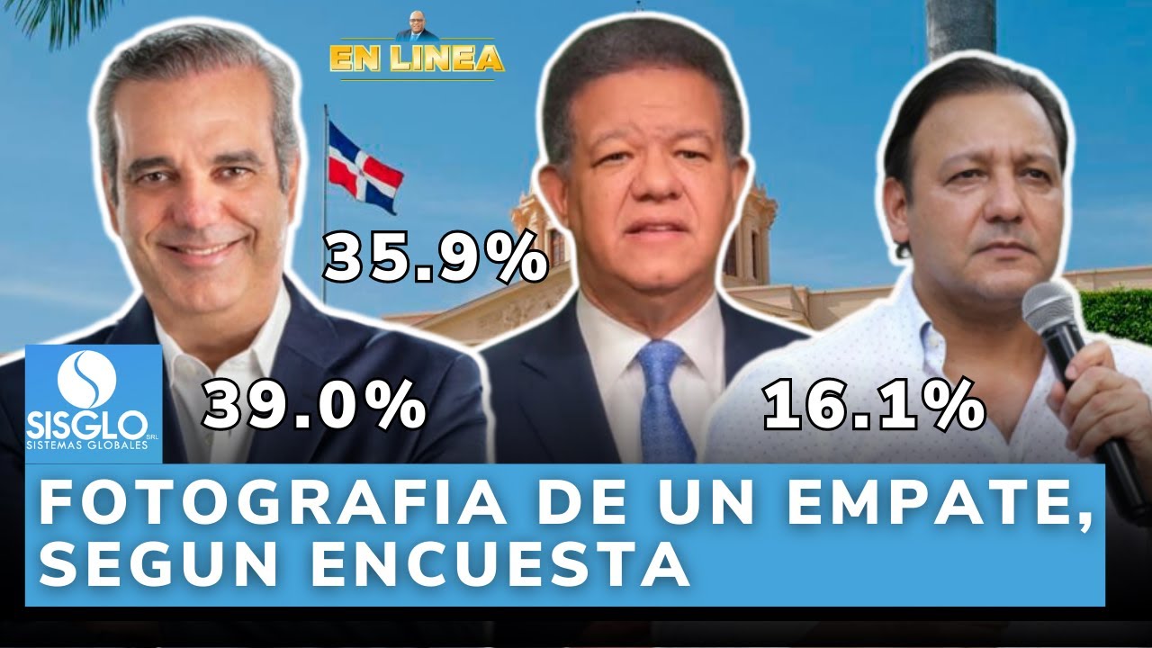 FOTO DE UN EMPATE, SEGÚN FIRMA ENCUESTADORA