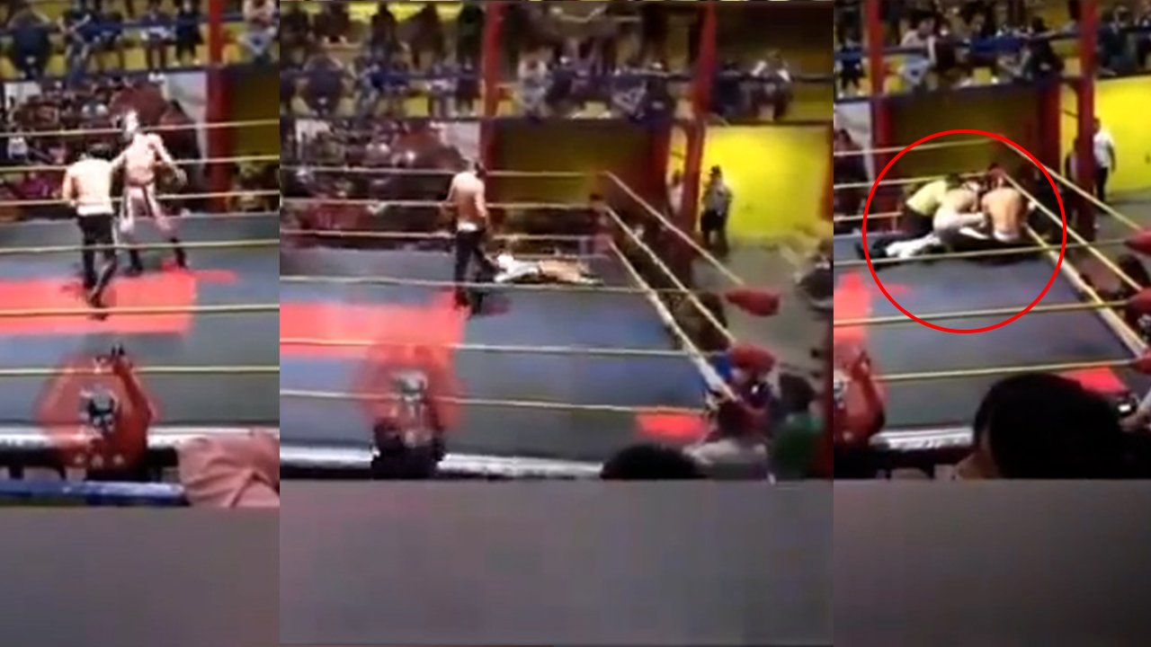 Momento En Que El Principe Aereo Muere En Medio Del Ring