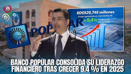 Banco Popular Cierra 2025 Con Crecimiento Récord Y Activos Por RD$929,748 Millones