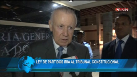 Rafael Alburquerque Dijo Que La Ley De Partidos Es Inconstitucional