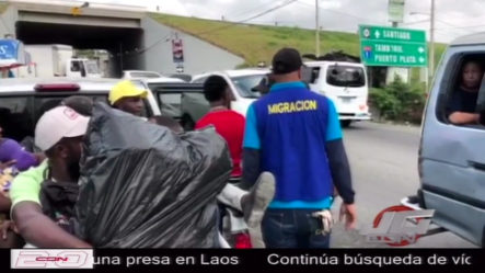 Migración Y Policías Municipales De Santiago Detienen Decenas De Inmigrantes Haitianos Ilegales