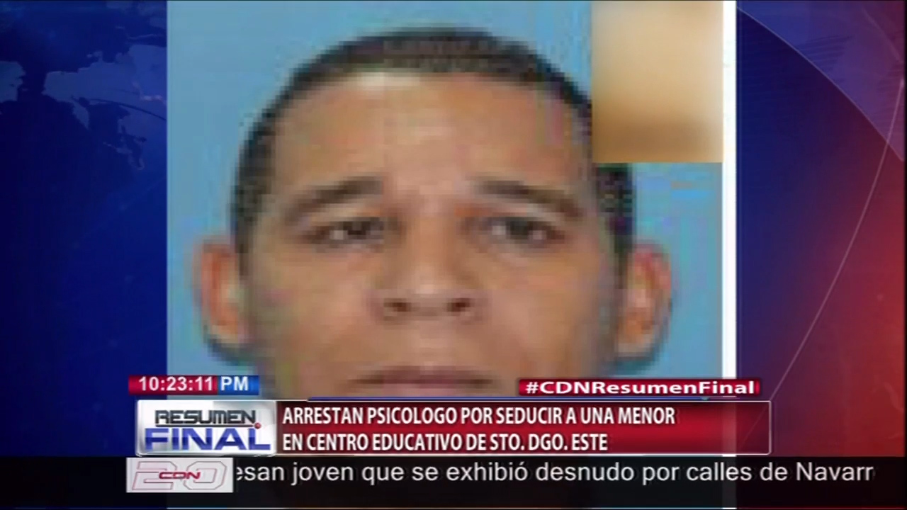 Era El Psicólogo De Una Escuela De Santo Domingo Este, Y Mira Lo Que Hizo éste Barbarazo