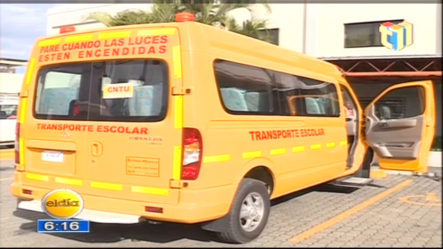 CNTU Propone Moderno Transporte Escolar Con Cámara De Seguridad, GPS Y Capacidad Para 20 Personas