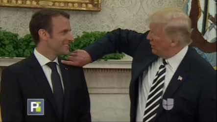 ¡NO PUEDE SER! Mira Lo Que Le Hizo El Presidente De EE.UU A Su Homólogo Francés, Una Empresa De Shampoo Saca Ventaja