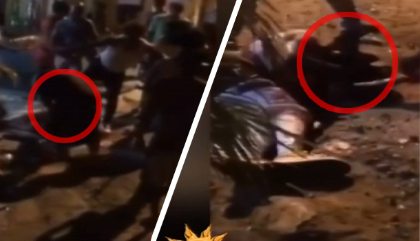 ¡INSÓLITO! Encuentran Hombre Robando Y La Comunidad Enfurecida Le Entra A Golpes