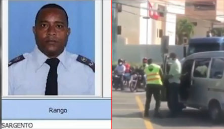 Conductor Que Agredió Físicamente A Uno De Sus Agentes Es Un Sargento De La Fuerza Aérea Dominicana