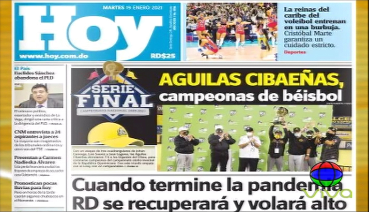 Las Principales Portadas De Los Periódicos En El Día De Hoy 19 De Enero Del 2021
