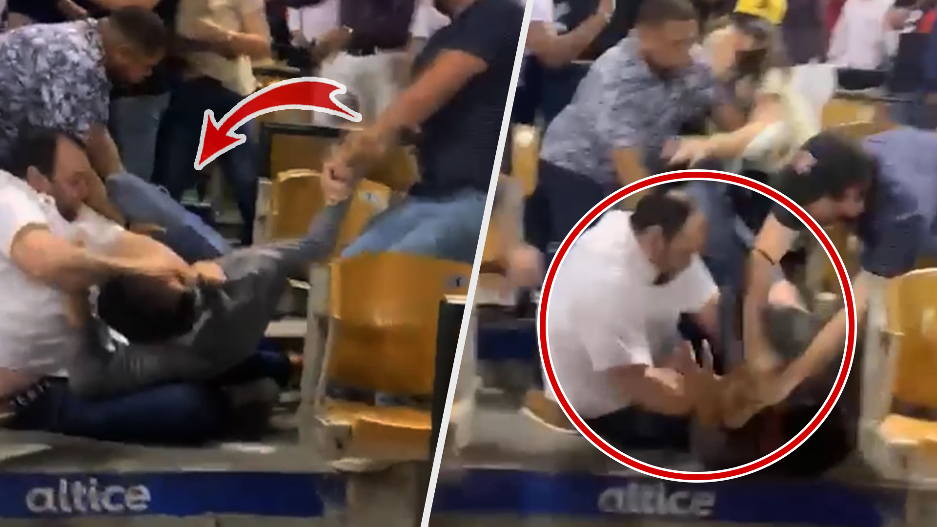 Se Arma Tremendo Pleito Entre Fanáticos En El Estadio Quisqueya | Trompá En La Cara