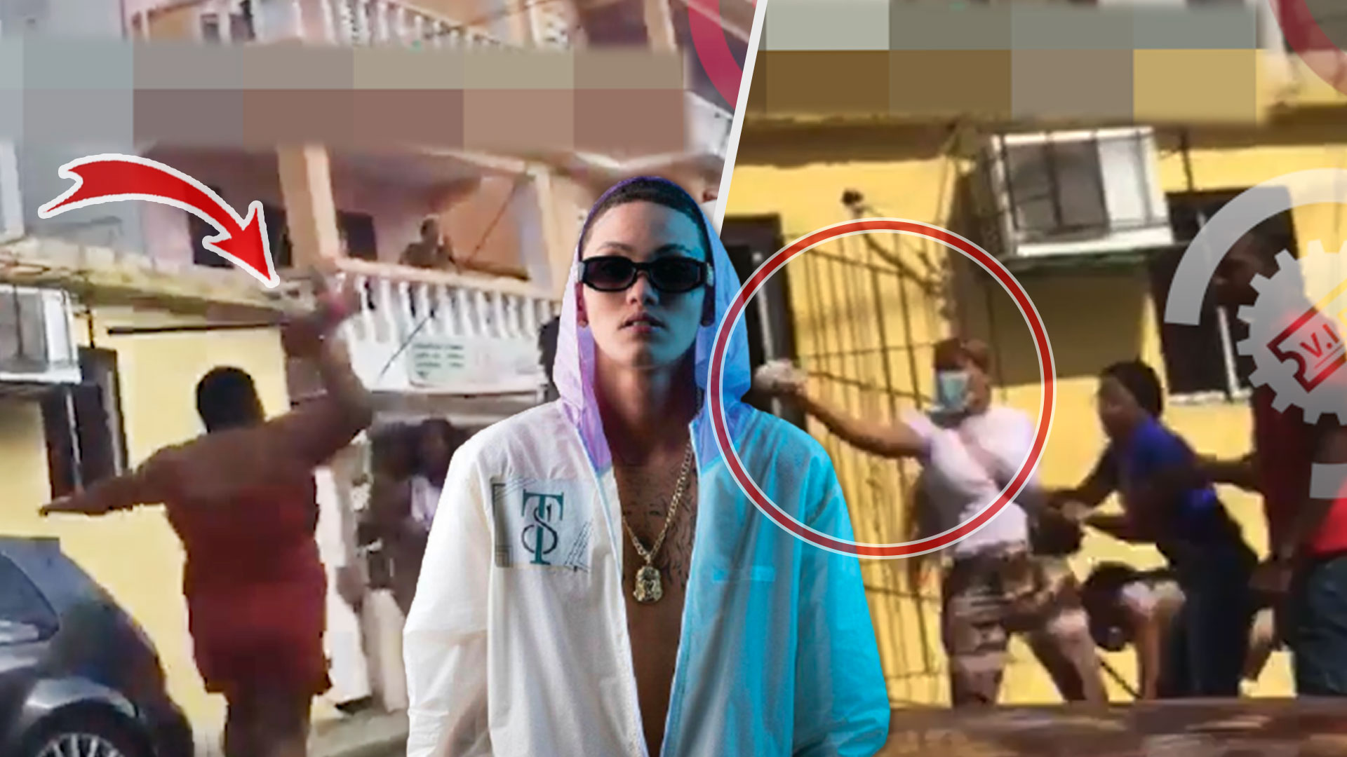 Tremendo Pleito Entre Familiares De Onguito Wa Y Su Ex Novia Por El Robo De Una Cadena | Preso 