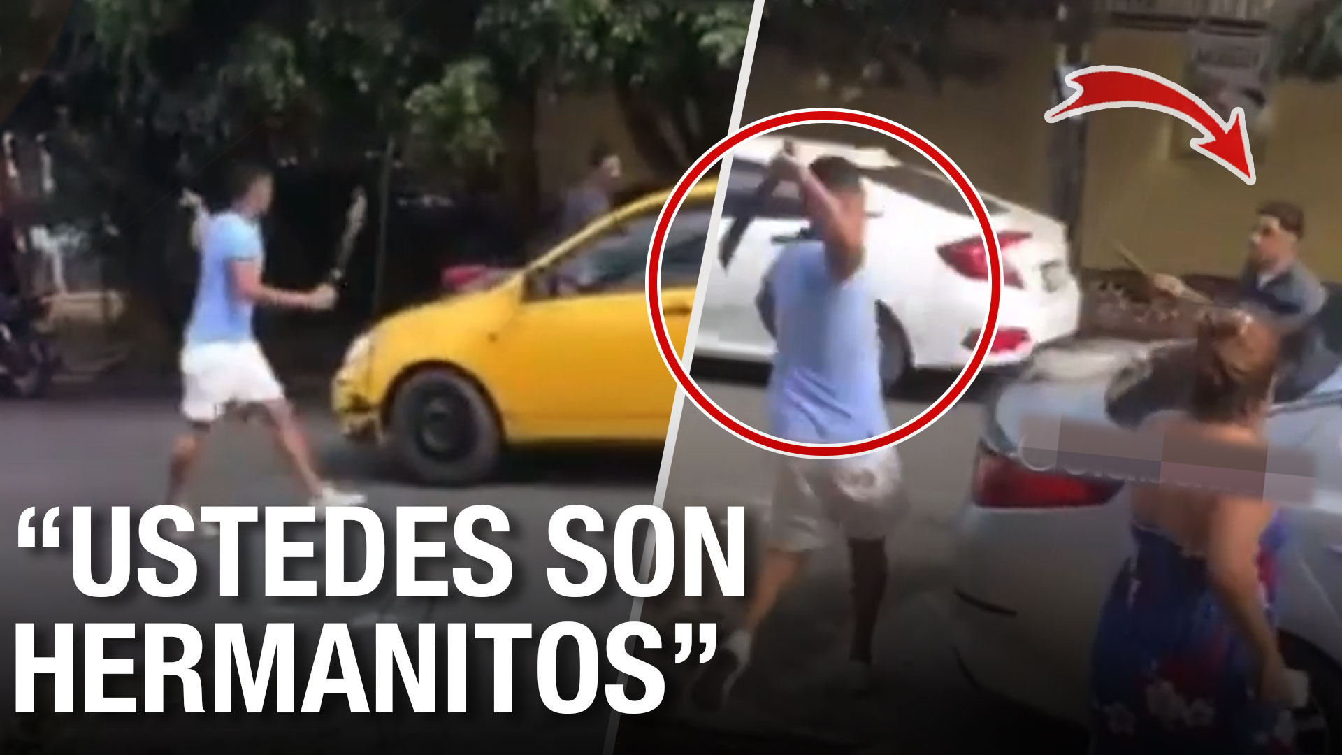 Hombre Intenta Caerle A Machetazos A Otro Por El Amor De Una Dama | “Son Hermanitos”