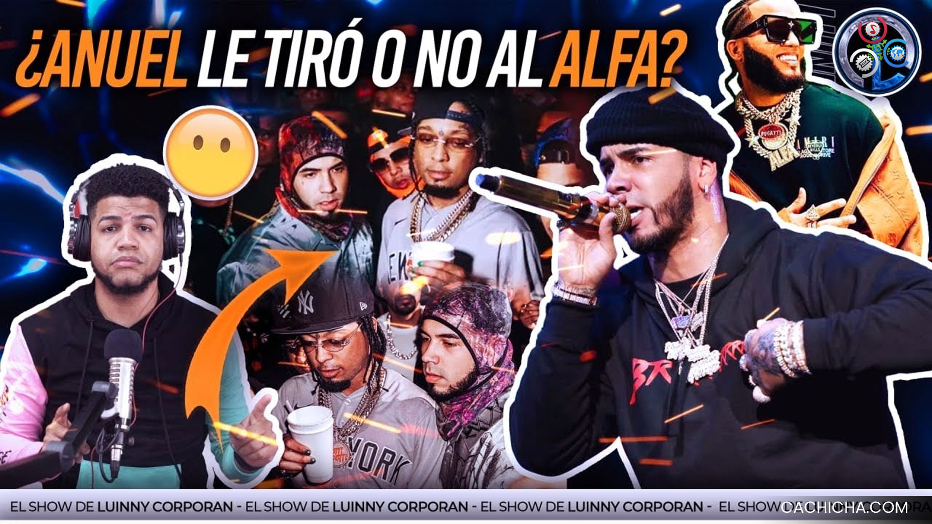 Anuel AA Ft Rochy RD Le Mandan Fuego Al Alfa “El Jefe” En La Canción “iluminaty”
