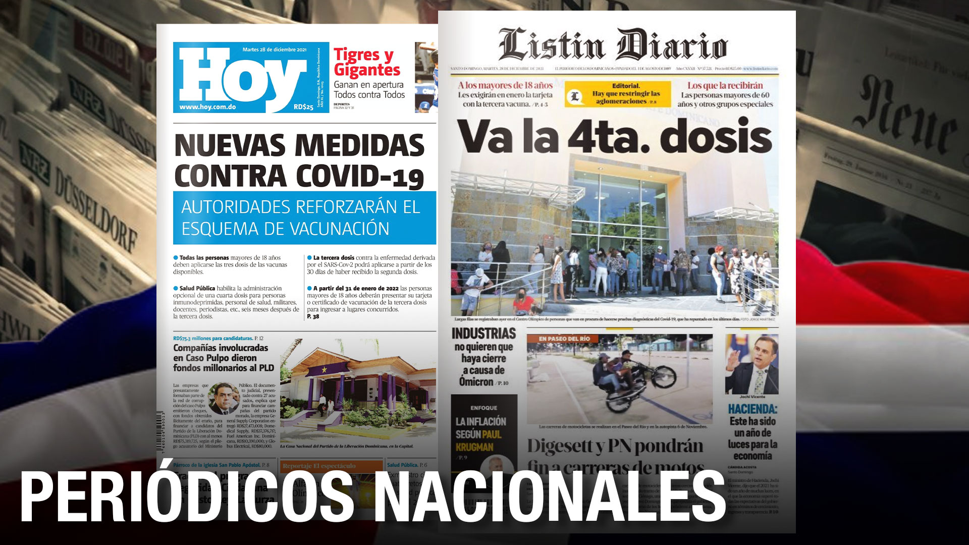 Las Principales Portadas De Los Periódicos Nacionales 