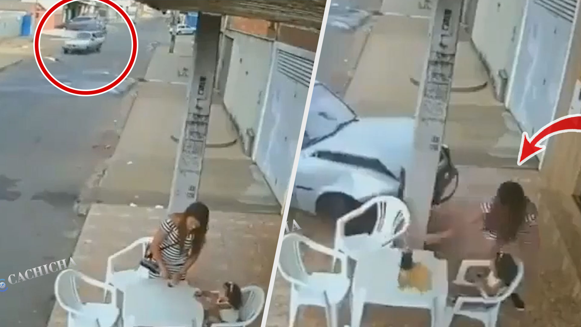 Mujer Casi Es Atropellada Por Un Carro Mientras Le Daba De Comer A Su Hija | “Volvió A Nacer” 