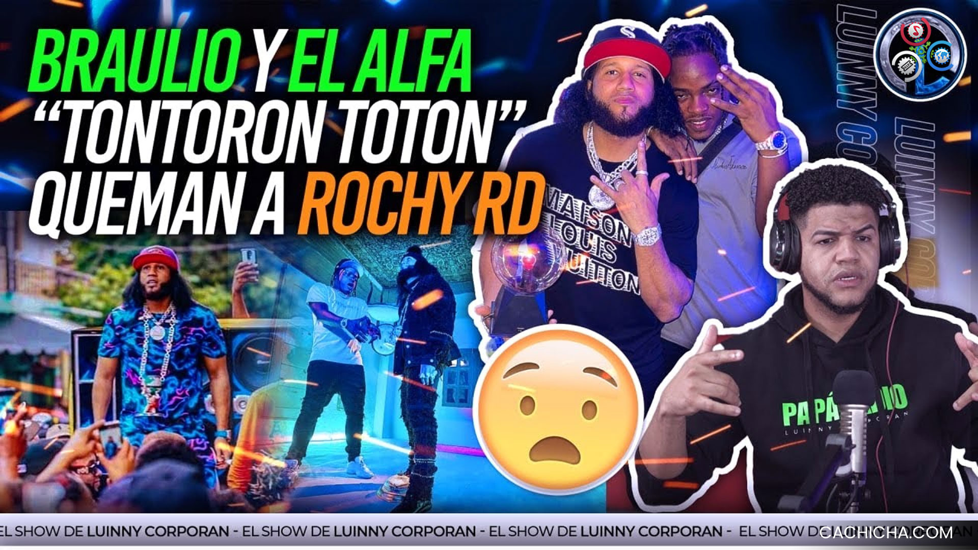 El Alfa “El Jefe” Y Braulio Fogón Le Tiran Directo A Rochy RD