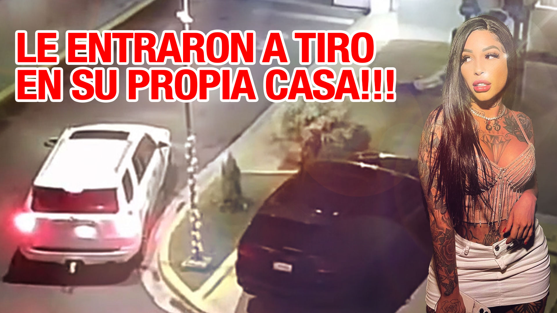 Queda Captado En Cámara Cuando Le Entraron A Tiros A La Jeepeta De La Mami Jordan En Su Propia Casa | Así Quedó