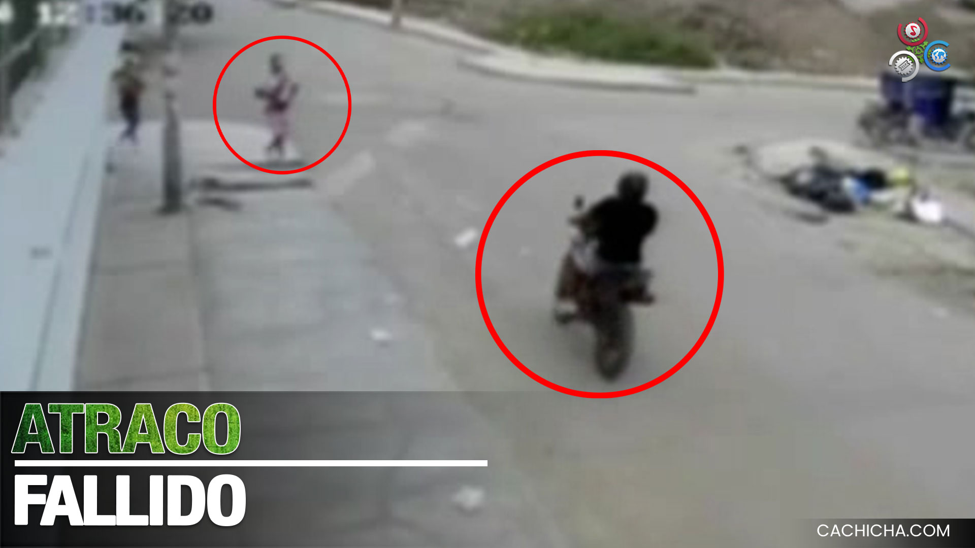 El Casual Castigo Que Recibieron Dos Atracadores Al Momento De Huir