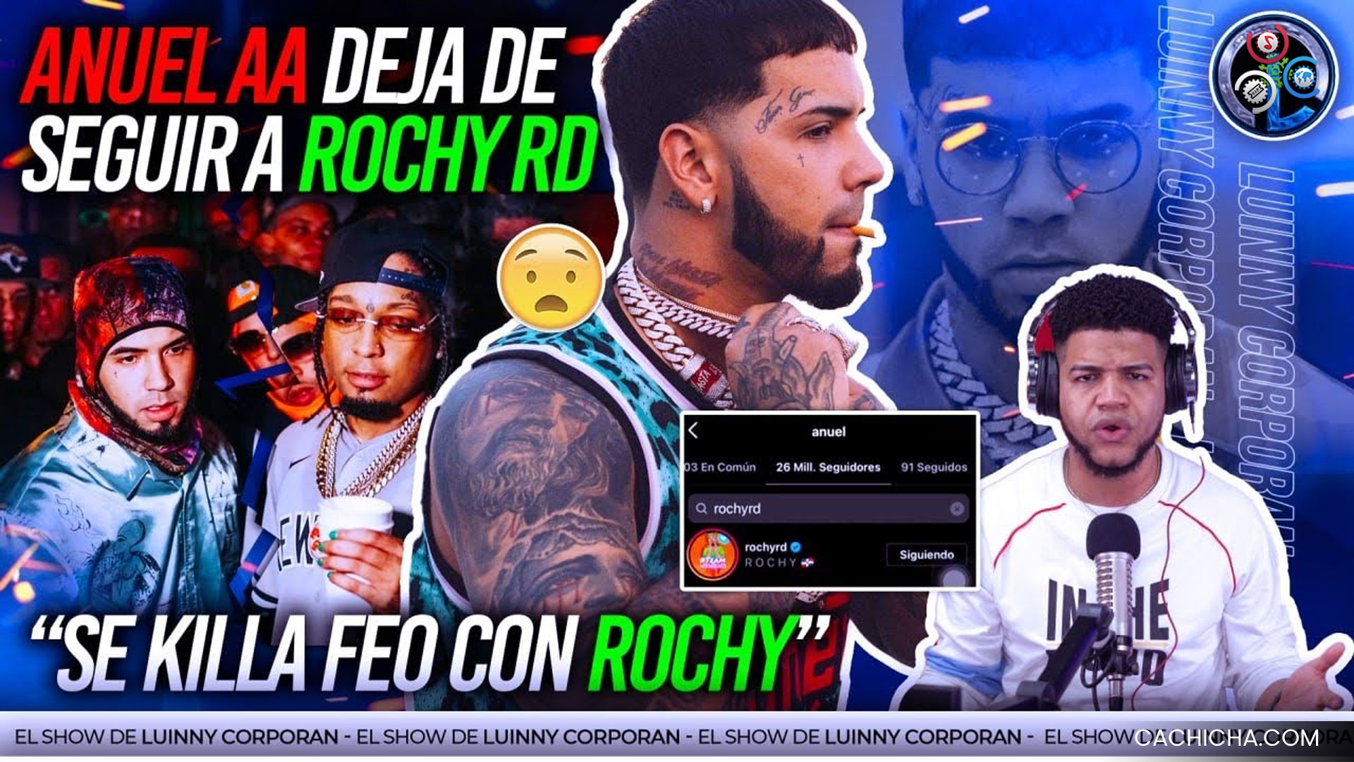Rochy RD Pone Huevo Y Anuel AA Lo Deja De Seguir En Instagram. (Todo Lo Que Dijo Rochy El Live)
