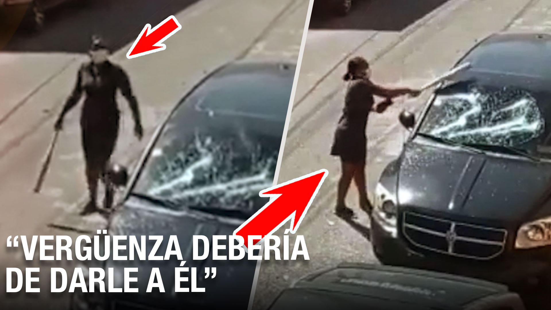 Mujer Encuentra A Su Marido Con Su Amante Y Le Destroza El Carro A Batazos | “Dizque Doctor” 