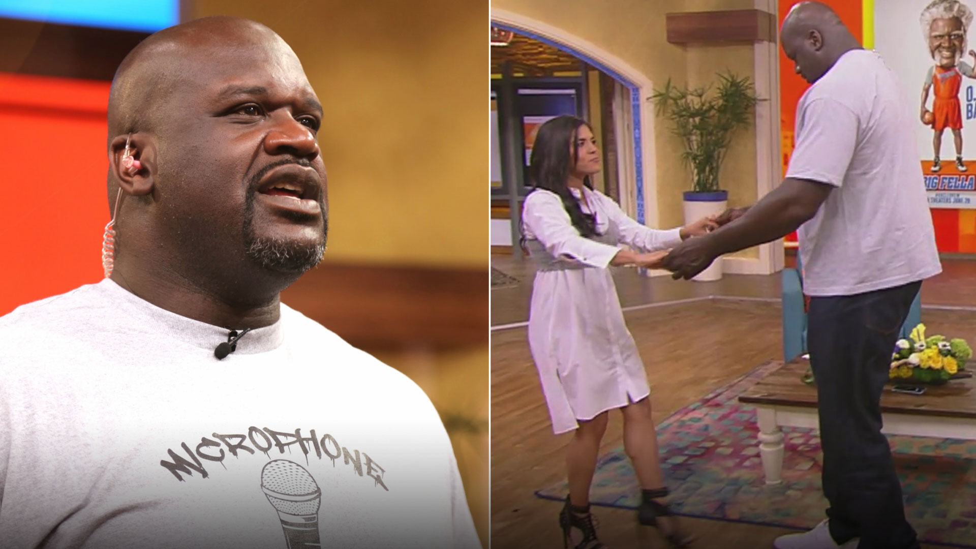 Shaquille  O’Neal Baila Salsa En Despierta América 