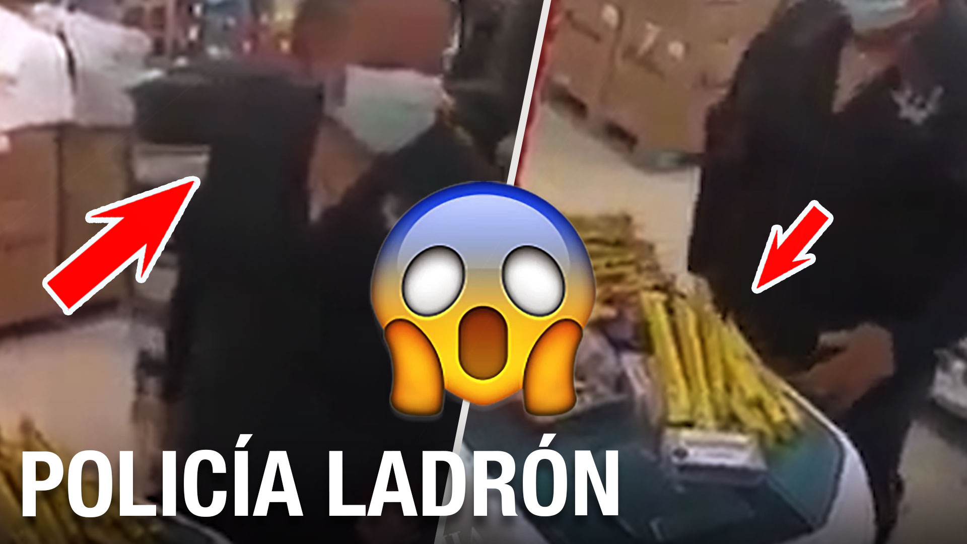 ¡Esto Es El Final! Atrapan Policía Robando Un Supermercado | Hasta Los Chocolates