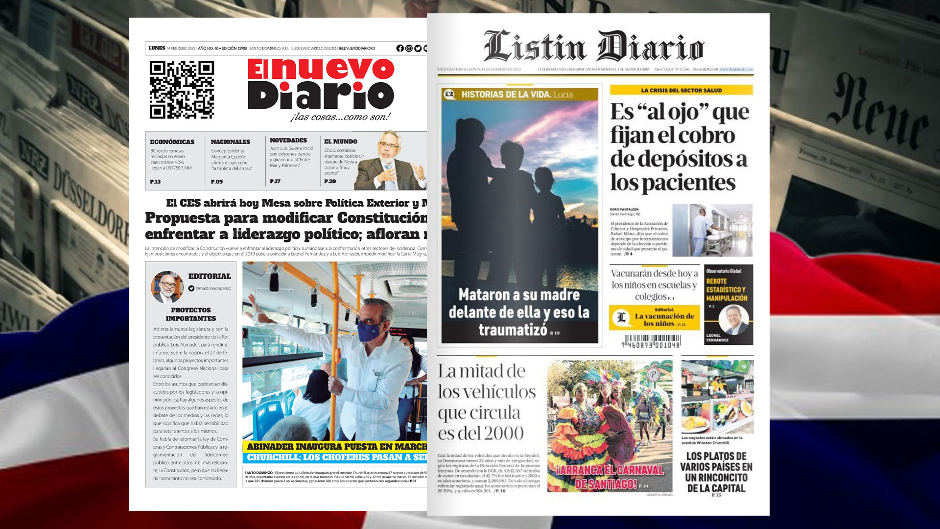 Las Portadas De Periódicos Nacionales 