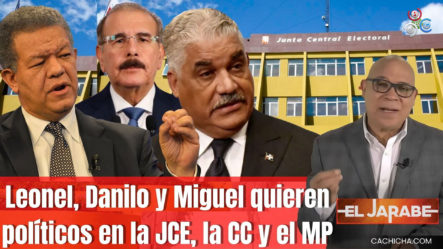 Leonel, Danilo Y Miguel Quieren Políticos En La JCE, La CC Y El MP