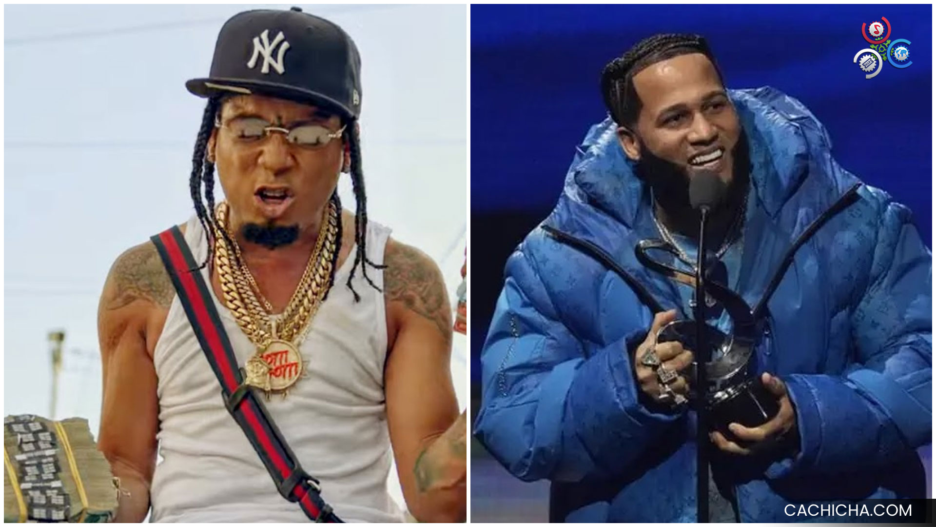 Dicen Que El Alfa Le Lanzó Una “puya” A Rochy RD Al Momento De Recibir Su Premio