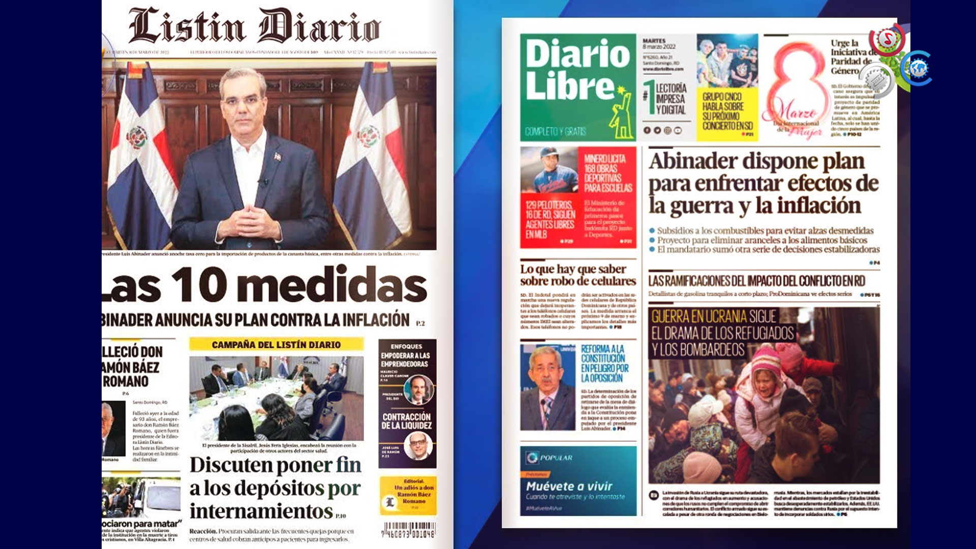 Las Principales Portadas De Los Periódicos En El Día De Hoy 8 De Marzo Del 2022