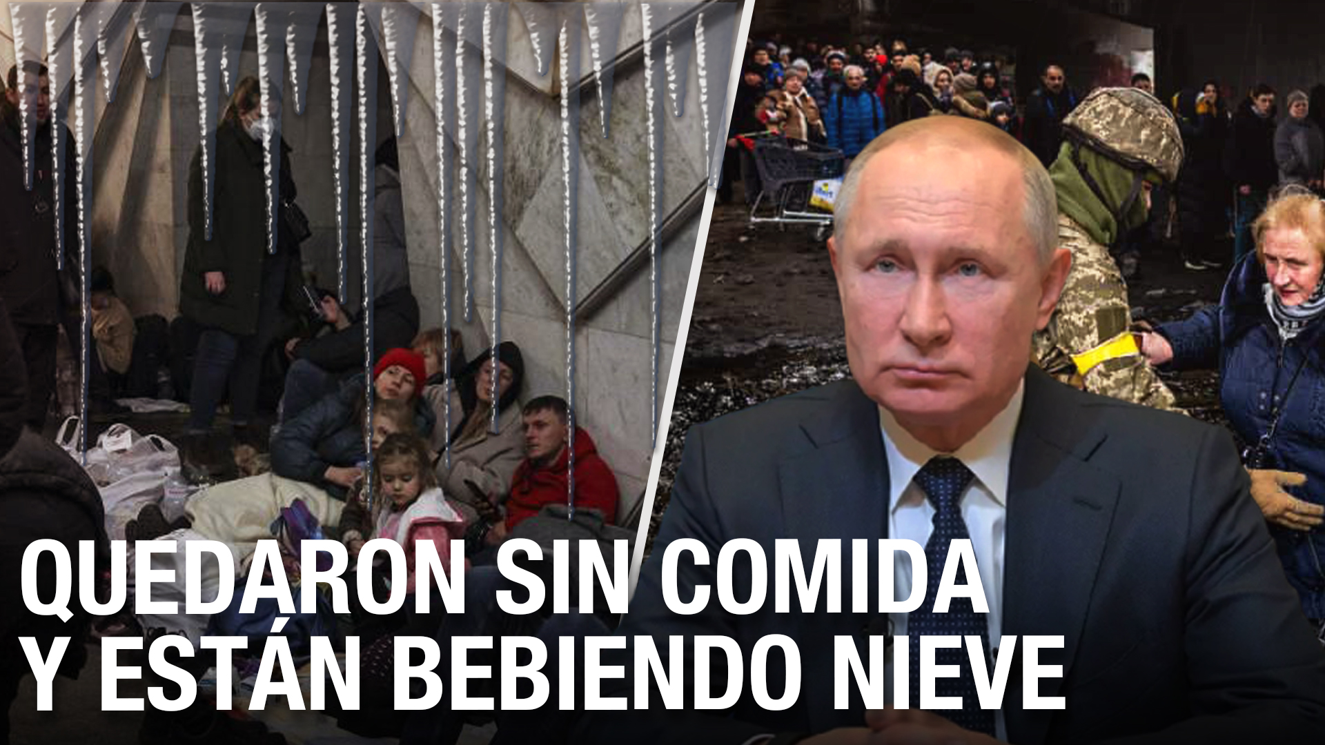 Ucranianos Se Quedaron Sin Comida Y Están Bebiendo Nieve Como último Recurso | La Realidad De Todo 