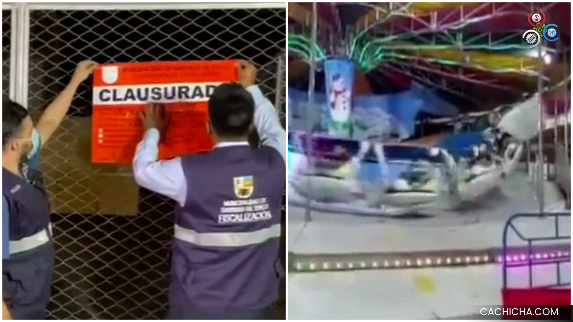 Joven Se Fractura Tres Costillas Tras Vagón Desprenderse En Un Parque De Diversión