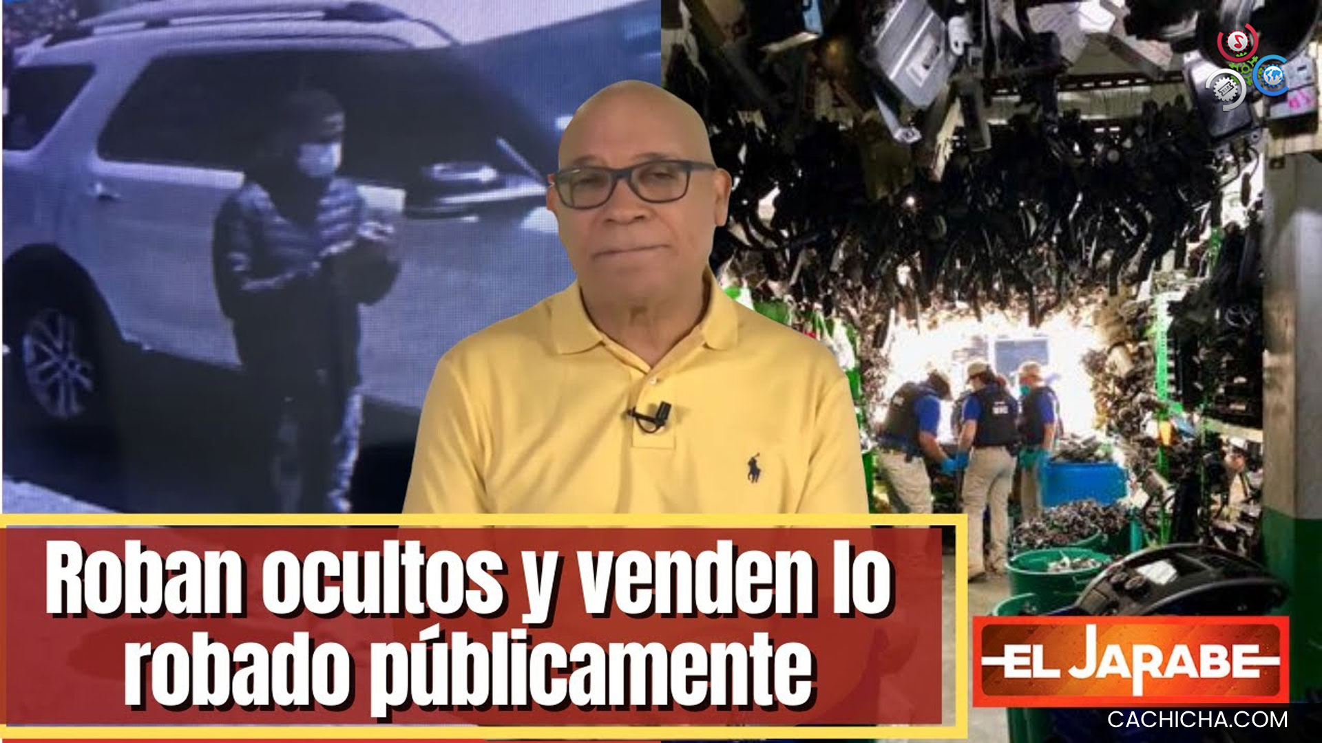 Roban Ocultos Y Venden Lo Robado Públicamente