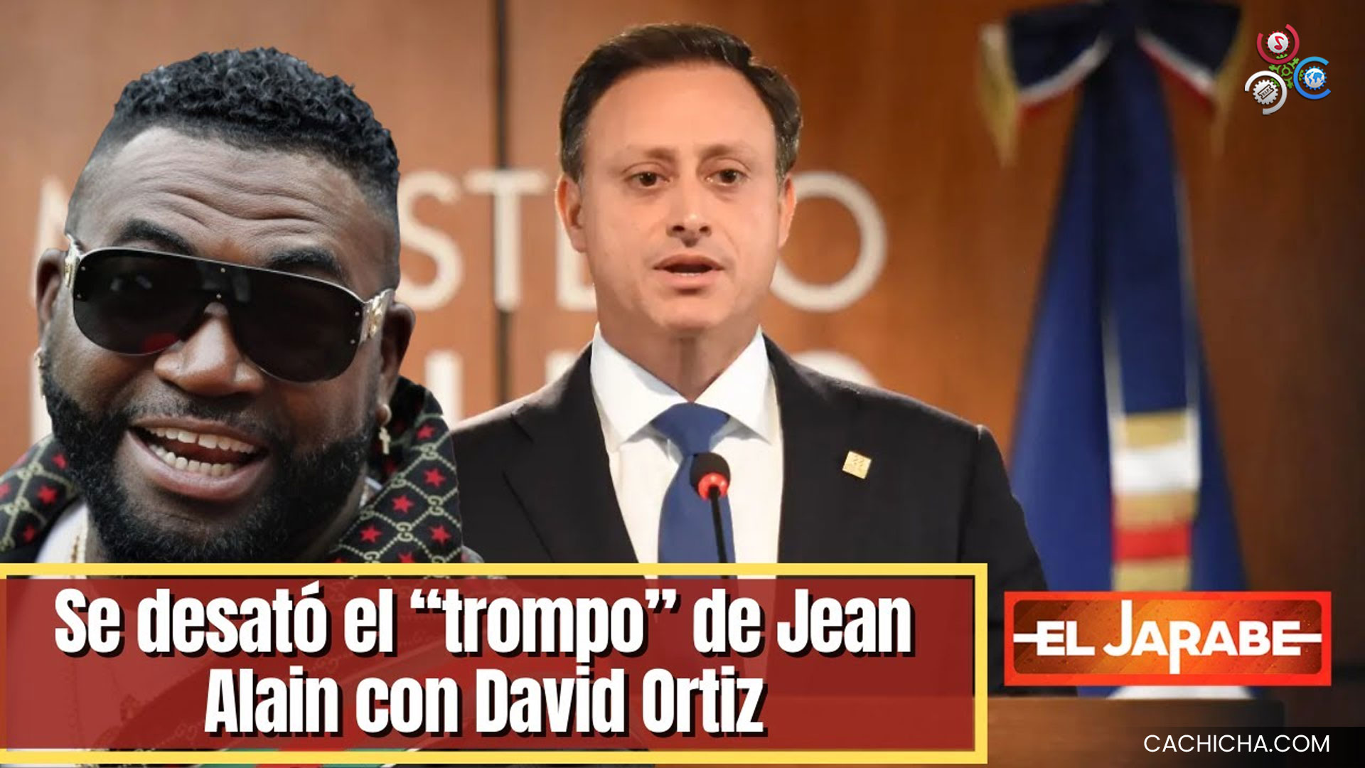Se Desató El “trompo” De Jean Alain Con David Ortiz