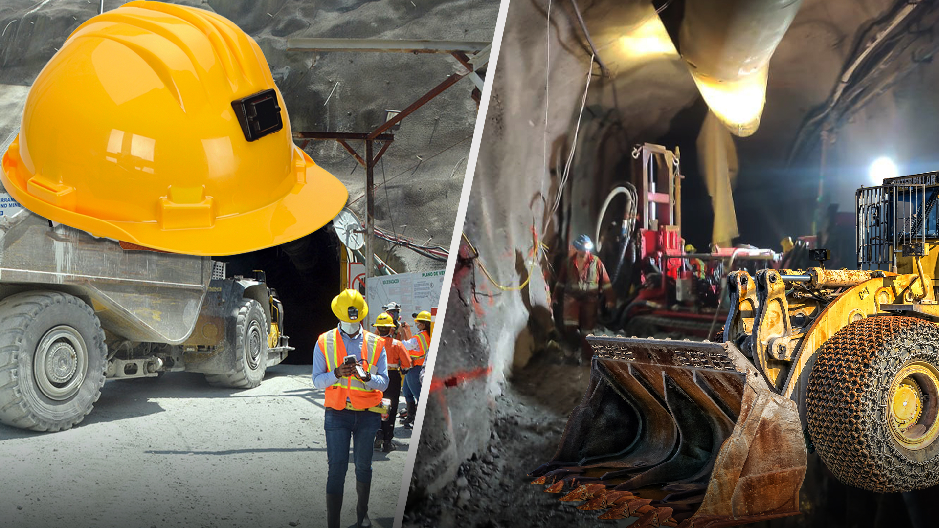 Mira Como Se Trabaja En Las Minas Del País | Cascos Con Rastreadores
