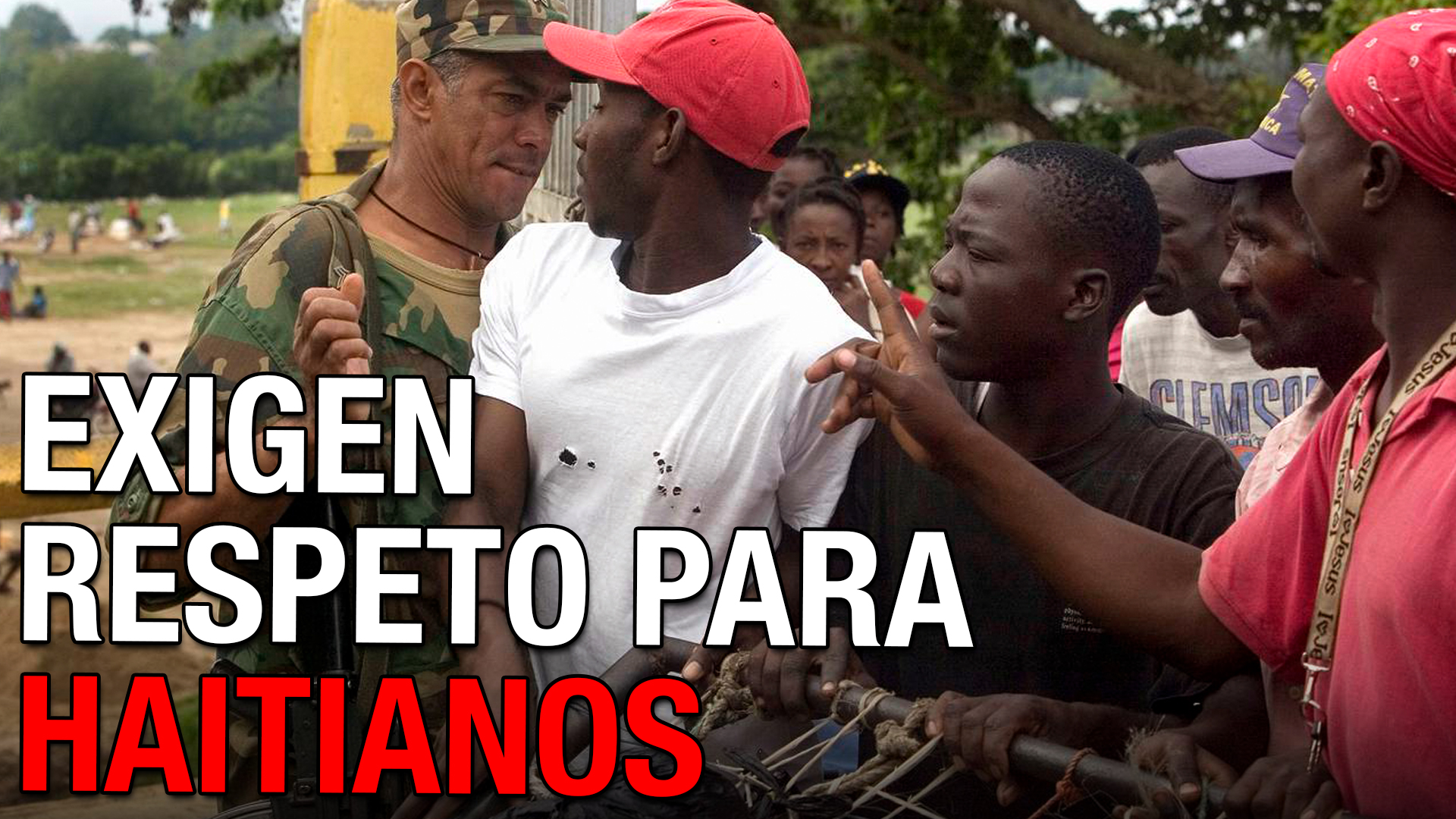 ¡Exigen respeto Para haitianos Detenidos! 