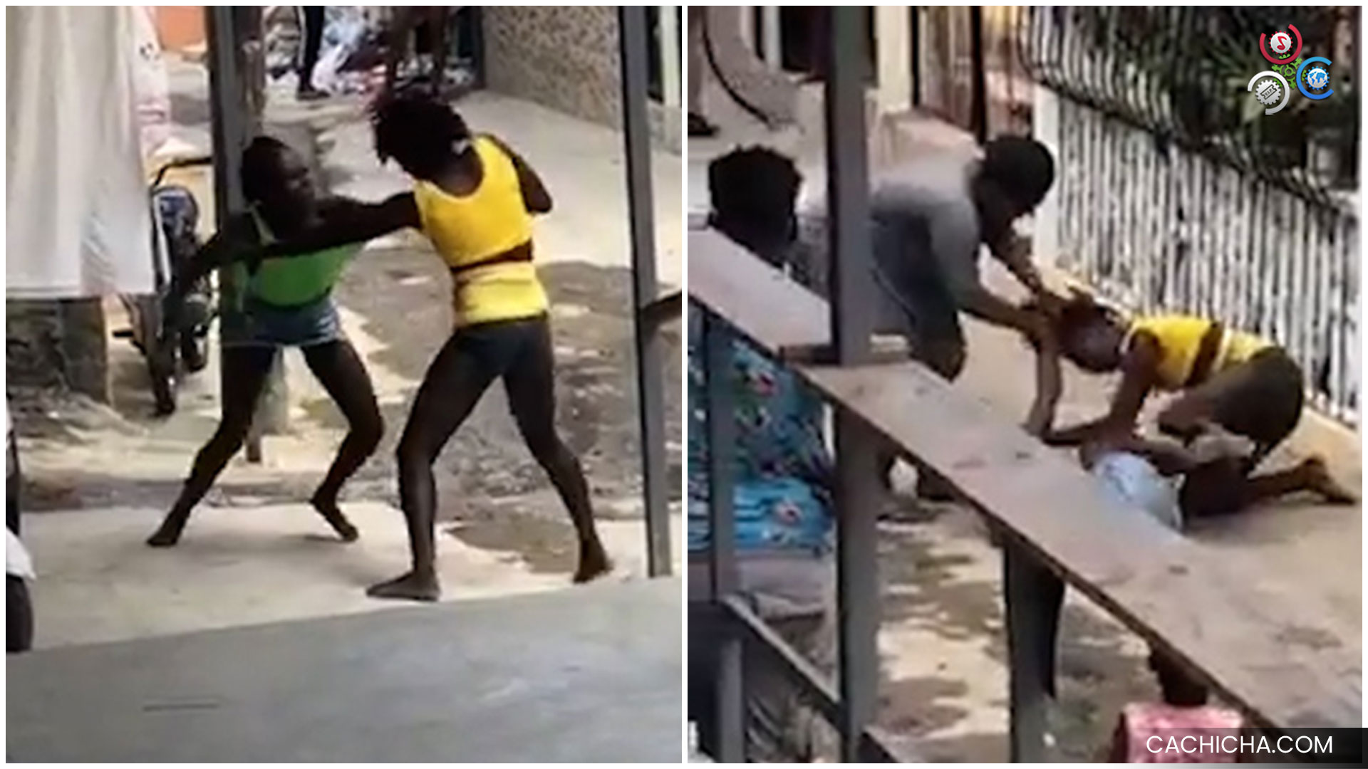 Pleito Entre Mujeres Haitianas En El Mirador Sur, Calle 5 De Puerto Plata