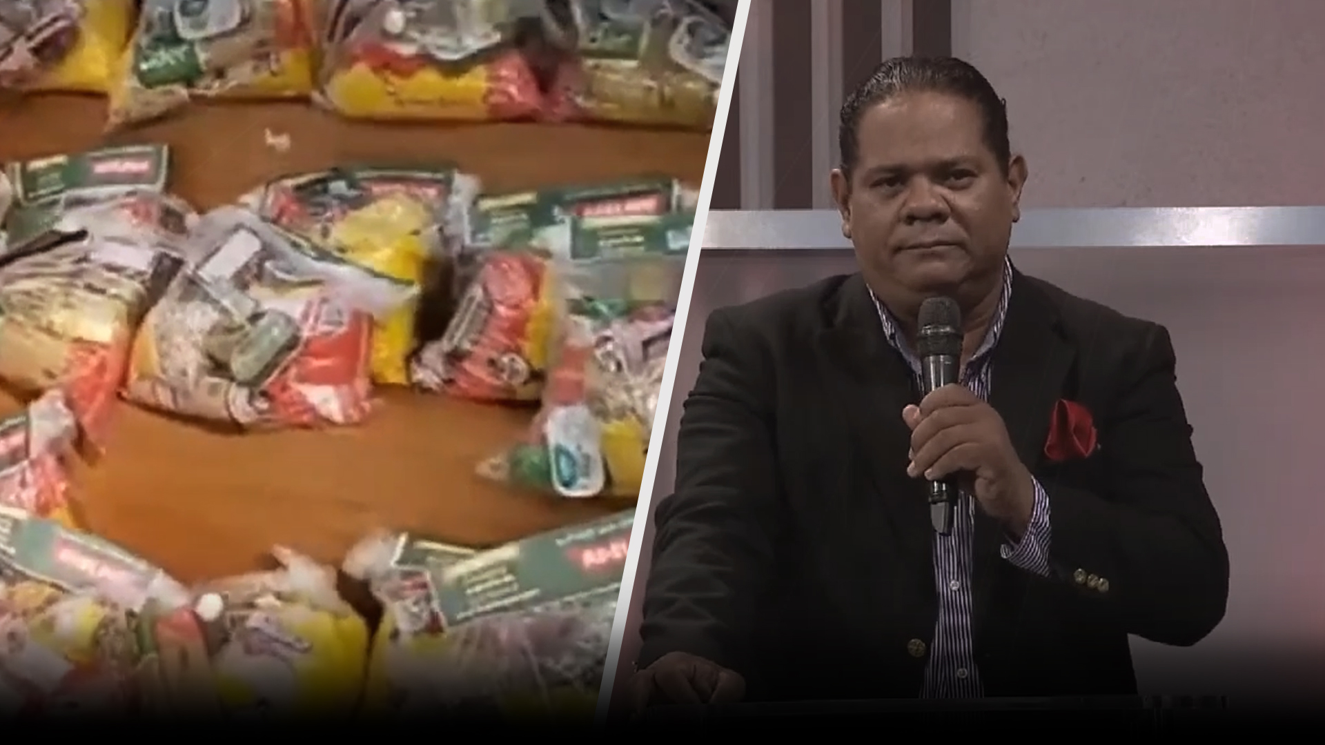 El Pachá Y Chico Arias Valoran El Combo De Los Mil Pesos De INESPRE En Los Supermercados