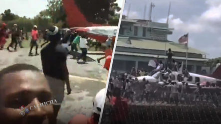 Haitianos Sacan Avioneta Del Aeropuerto De La Ciudad “Les Cayes” | ¡La Quemaron! 