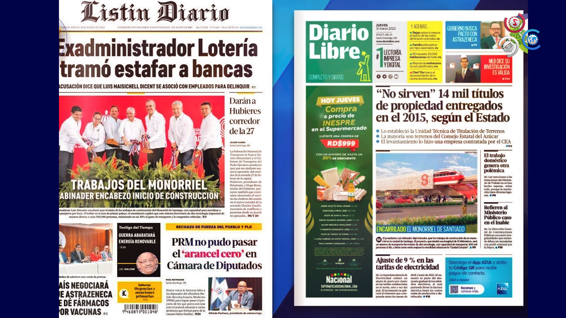 Las Principales Portadas De Los Periódicos En El Día De Hoy 31 De Marzo Del 2022